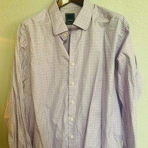 David Donahue Dress Shirt, Tall